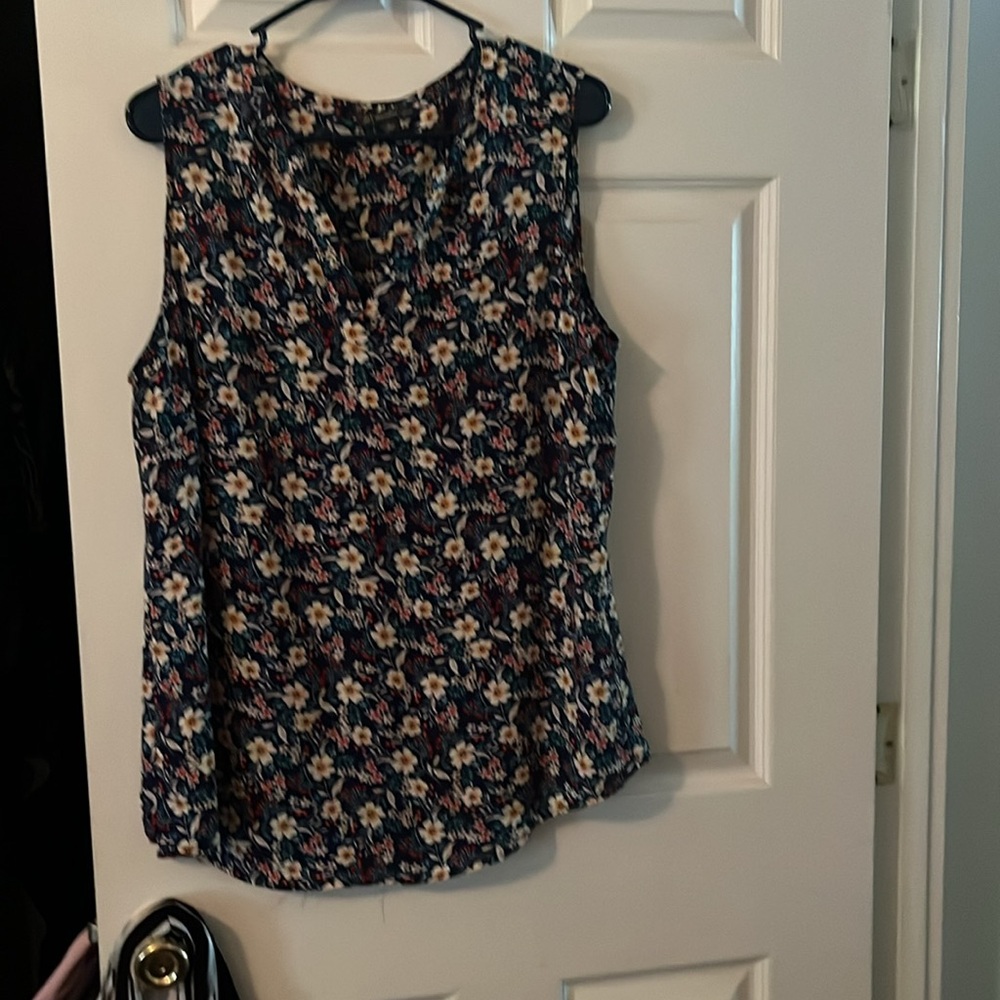 Light sleeveless blouse
